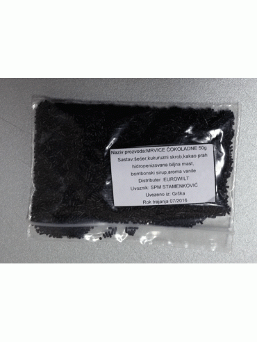 Mrvice duguljaste čokoladne 50g