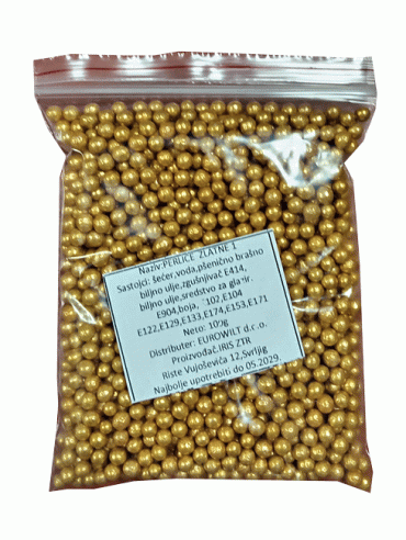 100g Perlice -1- zlato