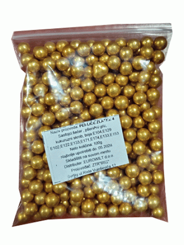 100g Perlice -4- zlato
