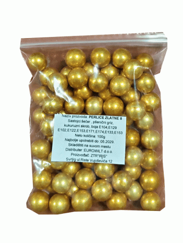 100g Perlice -8- zlato