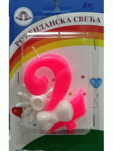 Svećica aplikacija mašna 2