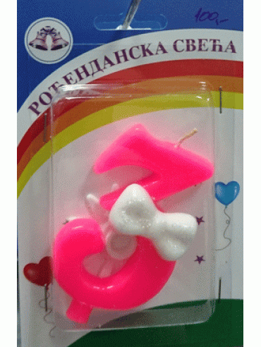 Svećica aplikacija mašna 3