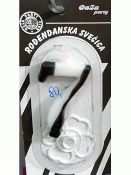 Svećica crno beli broj 7
