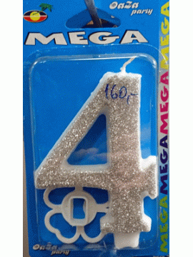 Svećica mega srebro 4