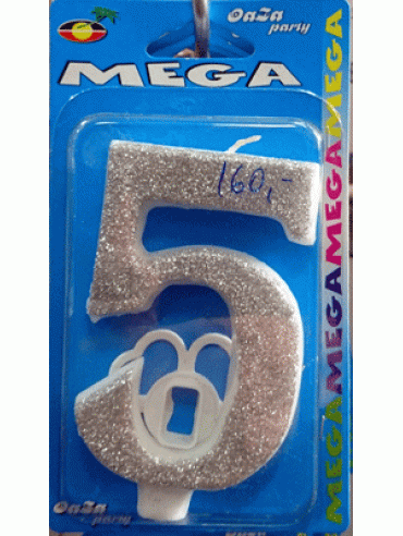 Svećica mega srebro 5