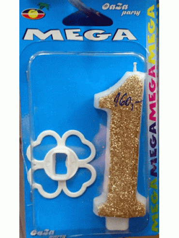Svećica mega zlato 1