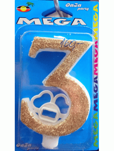 Svećica mega zlato 3