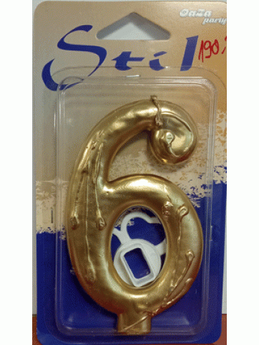 Svećica stil zlato 6