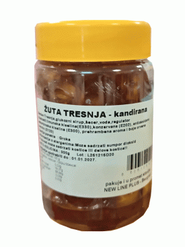 Kandirana trešnja žuta